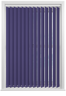 Trinity (Blackout), Royal Blue - Vertical Blind